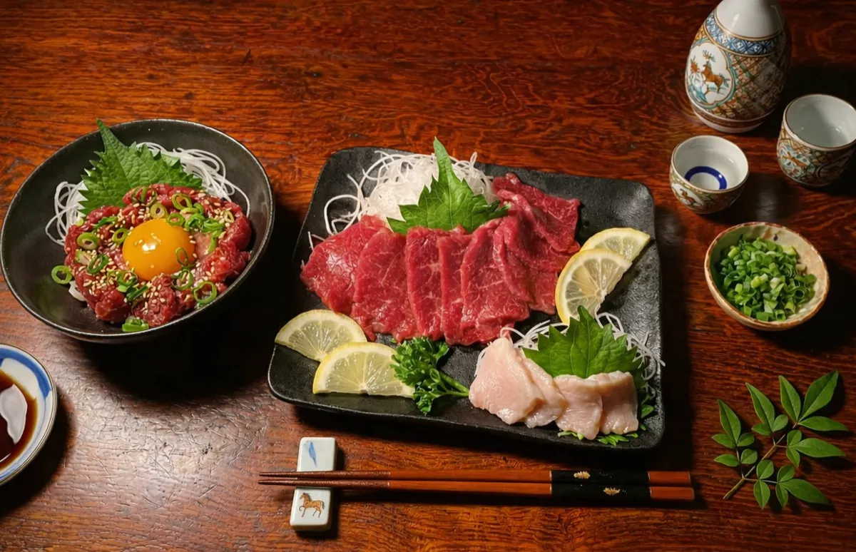 馬刺し盛り合わせ